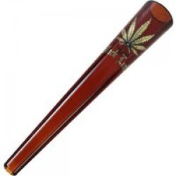 Black Leaf Glas Chillum amber