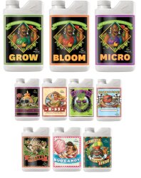 Advanced Nutrients Düngerset, Hobbyist, Expert Grower, Professional Grower oder Grand Master Grower Level