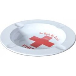 Black Leaf Aschenbecher aus Metall FIRST AID