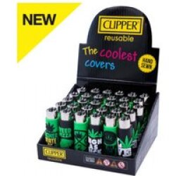 CLIPPER PVC Covers Feuerzeug WEED STATEMENTS