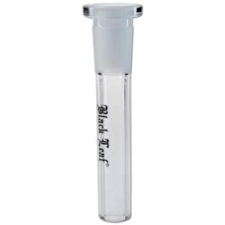 Black Leaf Bong-Zubehör: Adapter-Shillum | 140 mm, NS 19 (18,8 mm) / NS 14 (14,5 mm) Inside Cut | Glas, klar