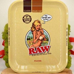 RAW Large Rolling Tray - Girl