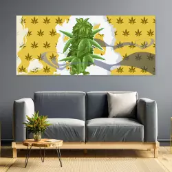 Stoffbild Fresh Bud (Ausführung: Nur Stoffbild, Größe: 200×85 CM)