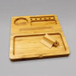 RAW Back Flip Rolling Tray, Bamboo