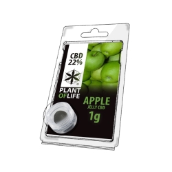 Apple 22% CBD Jelly 1 g - Plant of Life