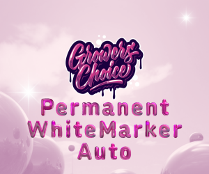 Permanent Whitemarker Auto - Growers Choice