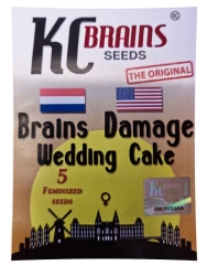 Brains Damage Wedding Cake - KC Brains