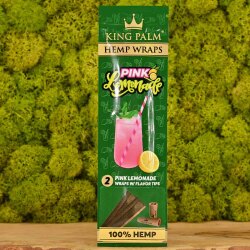 King Palm - 2 x Hemp Blunt Wraps - Pink Lemonade