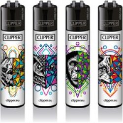 CLIPPER Feuerzeuge GEOMETRICAL ANIMALS #2