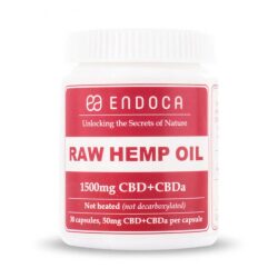 Kapseln mit rohem Cannabisöl 1500mg CBD+CBDa (15%)