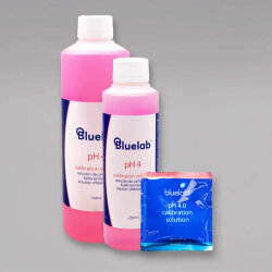 Bluelab pH-Eichlösung, pH 4, 18ml, 250ml oder 500ml