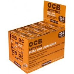 OCB ActivTips Aktivkohle Joint Extra Slim ungebl.