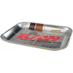 RAW Metal Rolling Tray L silber