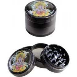 Black Leaf Ganesha Grinder 4-tlg. schwarz