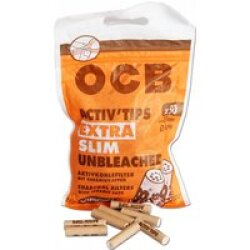 OCB ACTIV TIPS Aktivkohlefilter Extra Slim ungeb.