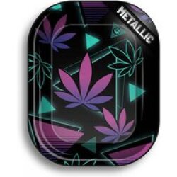 FIRE-FLOW Rolling Tray LEAVES 37 2/4 Metallic