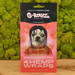 G-ROLLZ "Strawberry Pop" 4 Hemp Wraps