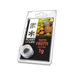 Tutti Frutti 22% CBD Jelly 1 g - Plant of Life