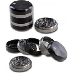 Black Leaf Alu Grinder 5-tlg. grau schwarz