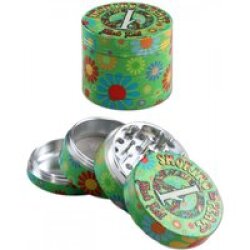 BL Smoking for Peace Aluminium Grinder 4-tlg.