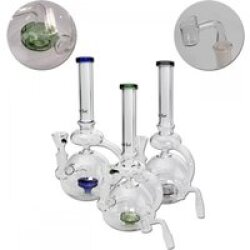 Black Leaf Recycler Bong Perko Kräuter Öl