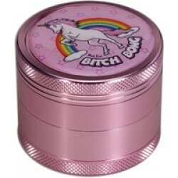 Black Leaf Grinder 4-tlg. Bitch Bong rosa