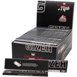 Gizeh Black Papers KS Slim Extra Fine + Tips