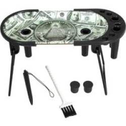 Black Leaf Rolling Console Dollar