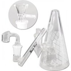 Black Leaf Glasbubbler Kräuter Öl mit Adapter