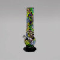 Acryl-Bong Graffiti Bubble Straight, 26 cm