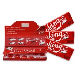 Smoking Red King Size Zigarettenpapier + Filtertips