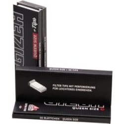 Gizeh Black Papers Queen Size Extra Fine + Tips