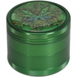 Black Leaf Grinder 4-tlg. Leaffly grün