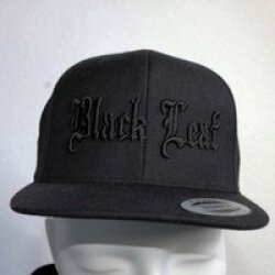 Black Leaf Snapback-Cap Classic schwarz bestickt