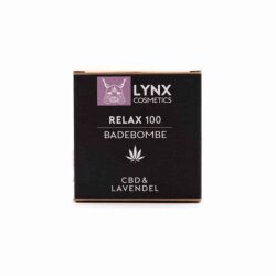 LYNX – CBD Badebombe Badekugel Lavendel (100mg) CBD – 140g