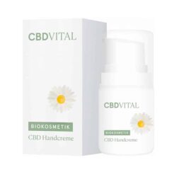 CBD VITAL – CBD Handcreme – CBD Creme mit 1% (100mg) CBD – 50ml