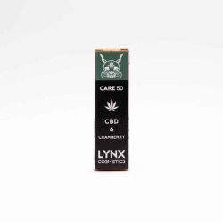 LYNX CBD Lippenpflegestift – CARE 50 – Cranberry – Farblos – 50mg CBD – 5g