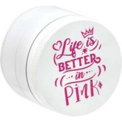 Alu Grinder 4-tlg. LIFE IS BETTER IN PINK