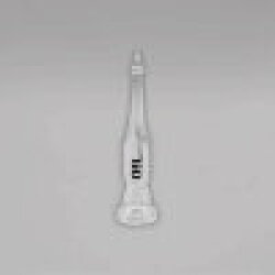 Oil black Leaf Carb Cap Dabber, Glas, 13 cm