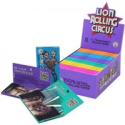 Lion Rolling Circus Transparent Rolling Papers 1¼