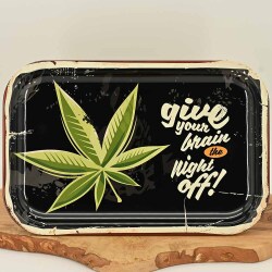 Give your brain the night off Rolling Tray