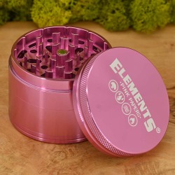 Elements Aluminium Grinder 4-teilig ⌀60mm - Pink