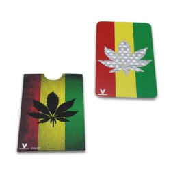 Grinder Card Rasta Leaf