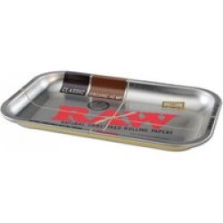 RAW Metal Rolling Tray S silber