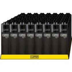 CLIPPER Feuerzeug Soft Touch All Black