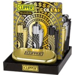 CLIPPER CLASSIC Metallfeuerzeug DOLLAR