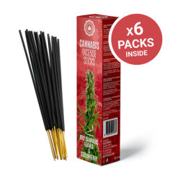 Cannabis Incense Sticks – Strawberry and Dry Cannabis Leaves Scented