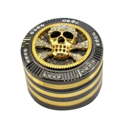 Grinder Pollinator Metal Diamonds Skull 50 mm