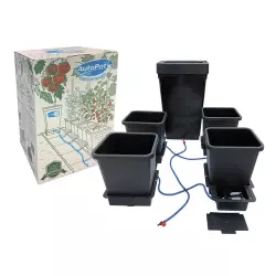 Autopot Set 4Pot 4X Blumentopf 15l + Tank 47l