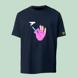 &quot;Puff-Puff-Pass&quot; HappyBuds - TShirt navyblau M